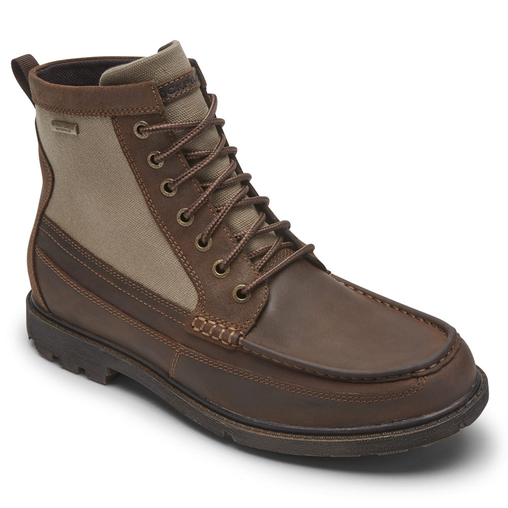 Rockport Støvler Herre Brune - Storm Surge Høye Moc Waterproof - GUHD42509